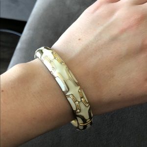 Gold and white bangle from Nordstrom
